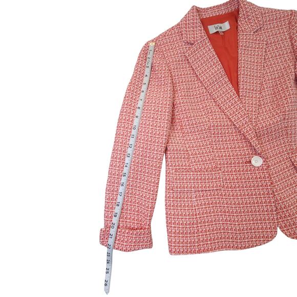 Le Suit Notch Collar Slim Pant Suit Blazer Women's Size 10 - Picture 7 of 13